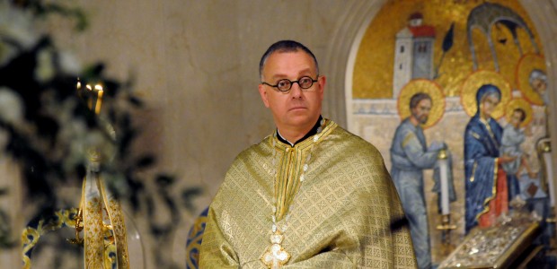 Father Anastasios Gounaris, the pastor of the Cathedral of St. Nicholas in Tarpons Springs Florida, has abandoned his parish and the active priesthood and has fled to Greece.