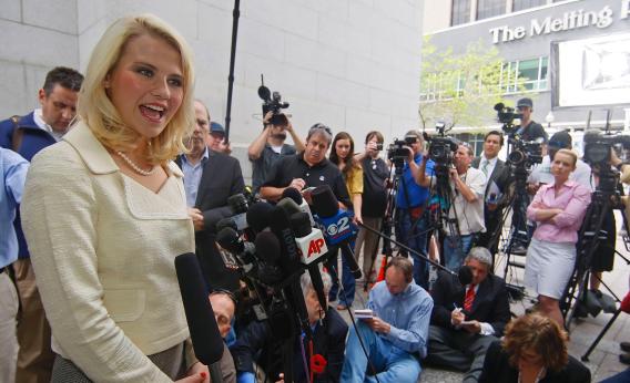 Elizabeth Smart speaks out against human trafficking and pro-abstinence sex ed. (George Frey/Getty Images)