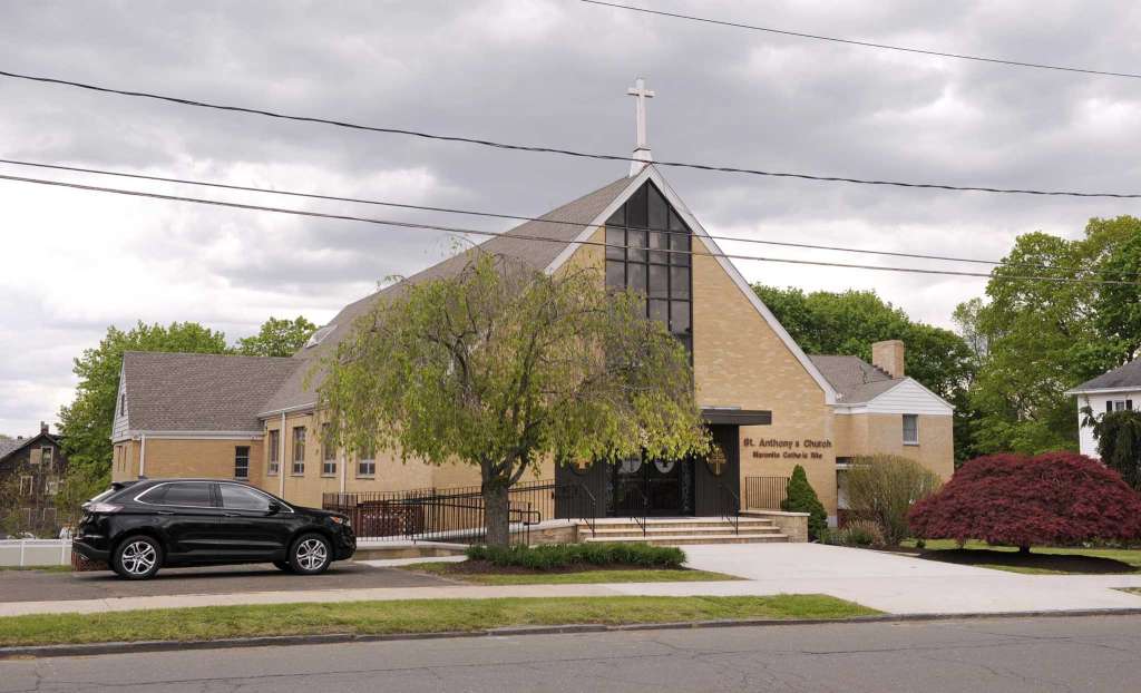 St. Anthony's Church at 17 Granville Ave. in Danbury is a Maronite Cathoic Church. Photo Tuesday, May 9, 2017.