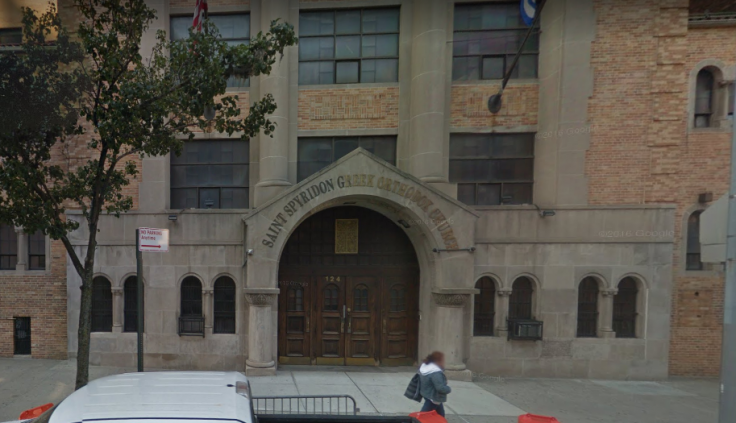 Reverend George Passias was forced to leave St Spyridon Greek Orthodox Church after his raunchy affair with the parish school principal became public (Google Maps)