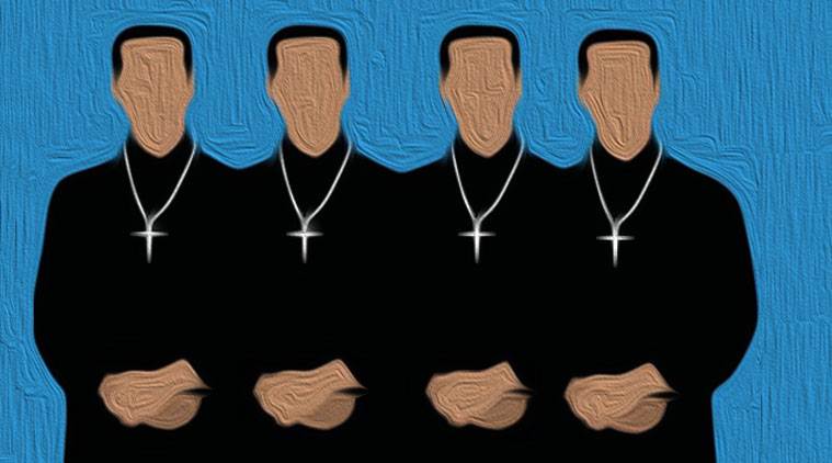 Kerala church sexual abuse: A number of Christian priests in Kerala are in the public spotlight at the moment facing sexual assault charges. (Illustration by Vishnu PP)