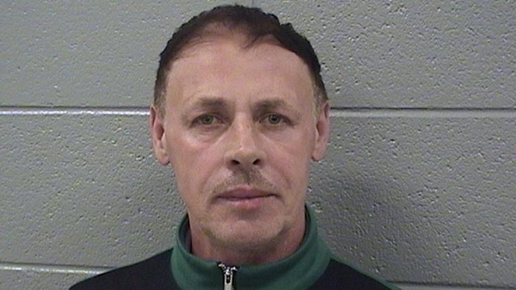 Nicholas Chervyatiuk has been charged with theft and financial exploitation of Nelly Bridgeman, a longtime member of his Holy Patronage Church in Chicago's Humboldt Park neighborhood. (Cook County Department of Corrections)