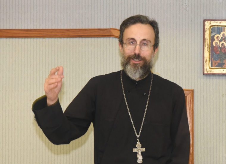 Father Gerasimos Makris. (Photo by TNH/Costas Bej)