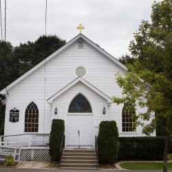 Saint George Greek Orthodox Church is seen at 90 Sanford Street in Bangor Tuesday. (Ashley L. Conti | BDN)