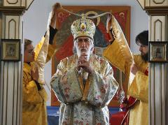 Bishop Nikolai (Soraich):  Brian Wallace / Juneau Empire archive 