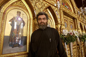 Accused ... Father John Grillis.  Photo: Nick Moir