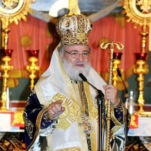 HEY, ABBOT! Metropolitan Paisios Loulourgas (above), abbot of St. Irene's Church in Queens, behind $260,000 before traveling to Greece.
