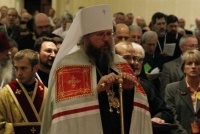 Bishop Jonah of Fort Worth; Texas; was elected Nov. 12 as metropolitan of the Orthodox Church in America. Jonah; 49; has been a priest for a dozen years but was only elected a bishop on Sept. 4. Religion News Service photo courtesy OCA.