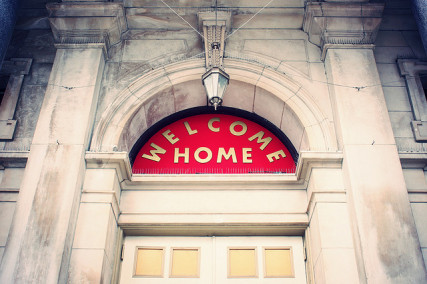 Front of Church – photo courtesy of Spencer Tweedy via Flickr (Image source) 