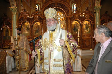 Met. Paisios celebrated his farewell divine liturgy on 10/24/2010. Holding back tears during his sermon, Met. Paisios said that