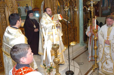 Metropolitan Evangelos is seen here concelebrating a divine liturgy at St. Irene together with Metropolitan Paisios in February 2009. The Ecumenical Patriarchate has appointed Metropolitan Evangelos as acting Abbot of the monastery. TNH File Photo