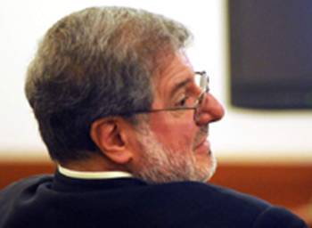 Rev. Charles Michael Abdelahad, in court on Tuesday. (T&G Staff/TOM RETTIG)