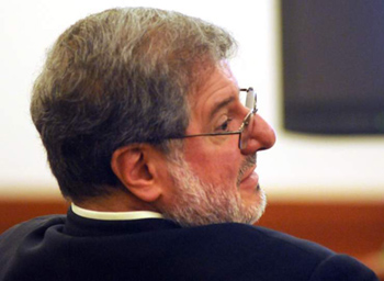 Rev. Charles Michael Abdelahad in court on Tuesday. (T&G Staff/TOM RETTIG)